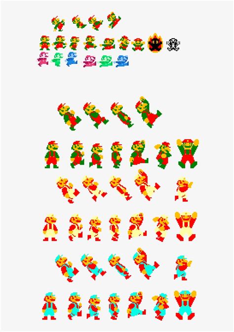 New Super Mario Bros Sprite Sheet