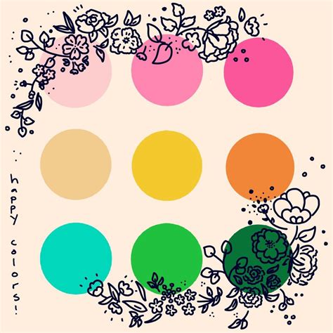 Happy Colors, Color Collection, Color Palette, Pie Chart, Diagram ...