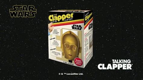 The Clapper TV Spot, 'World Class Clapper: Talking C-3PO' Featuring ...