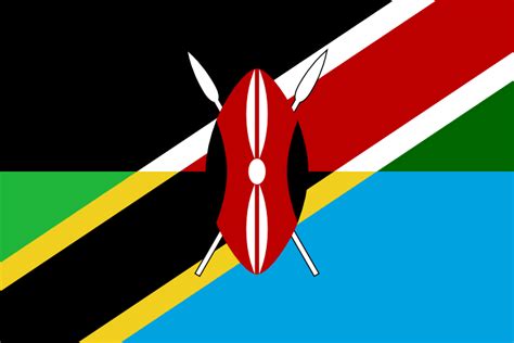 Combined flag of language: Swahili | Swahili, Tanzania flag, Flag