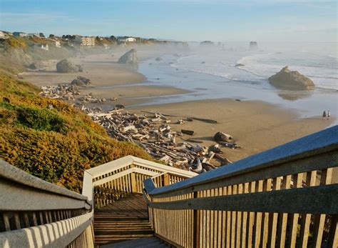 Beautiful Bandon Beach on the Oregon Coast