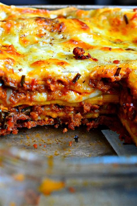 minced beef and pork sausage lasagna_how to make lasagna inkenya ...