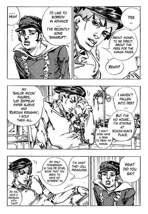 rohan kishibe manga panel