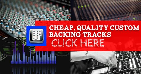 Cheap quality custom backing tracks - Online Guitar Base