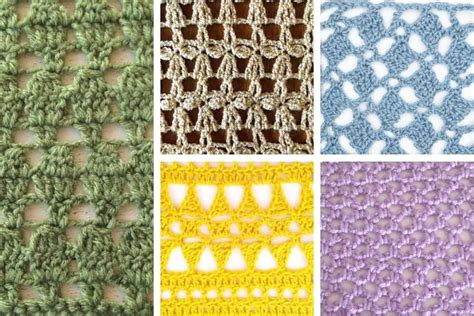 Ultimate List of Lacy Open Crochet Stitches