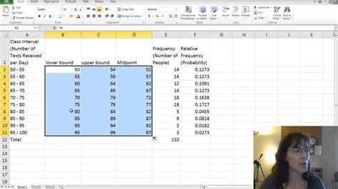 Relative Frequency Histogram in Excel - YouTube