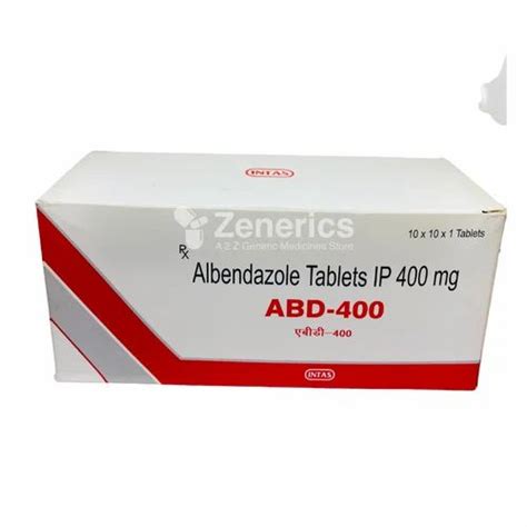 As Directed By The Physician 400mg Albendazole Tablets IP at best price ...