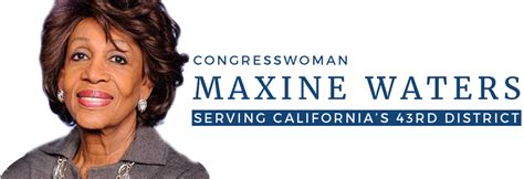 Congresswoman Maxine Waters | Representing the 43rd District of California