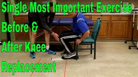 Single Most Important Exercise Before & After Knee Replacement ...