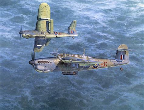 Fairey Barracuda Mk.II. by Shigeo Koike | Авиация, Самолет, Разное