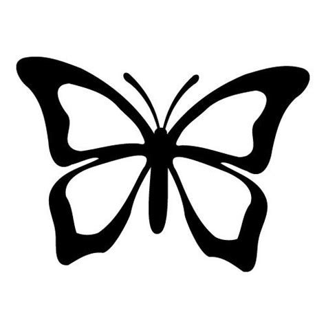 Free Simple Butterfly Silhouette, Download Free Simple Butterfly ...