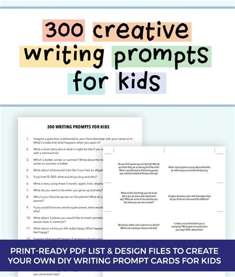 300 Creative Writing Prompts for Kids | ThinkWritten