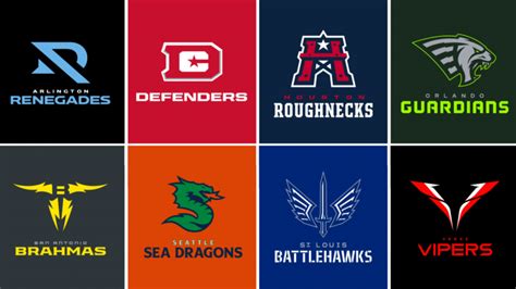 XFL Reveals Team Names, Logos Ahead Of 2023 Reboot Season – SportsLogos ...