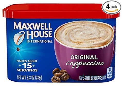 Maxwell House International Coffee Original Cappuccino, 8.3-Ounce (Pack ...