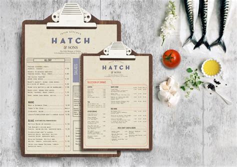 The Hatch menu | Menu design inspiration, Restaurant menu design, Menu ...