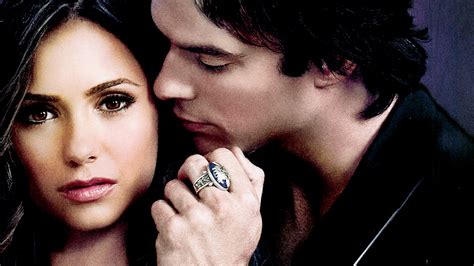 Closeup Photo Of Damon Salvatore Elena Gilbert HD The Vampire Diaries ...