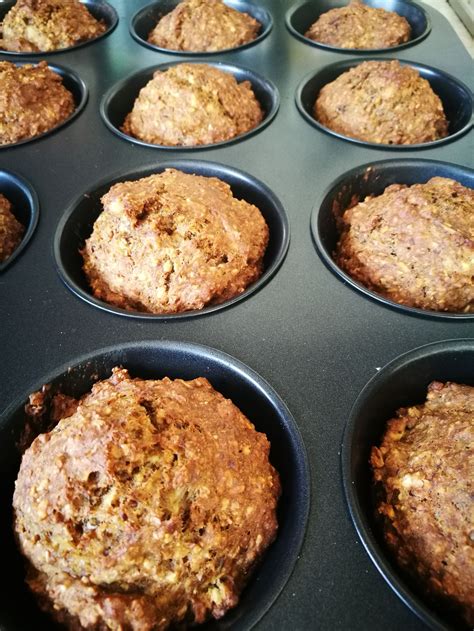 Banana Oat Muffins - Diabetic Vegan