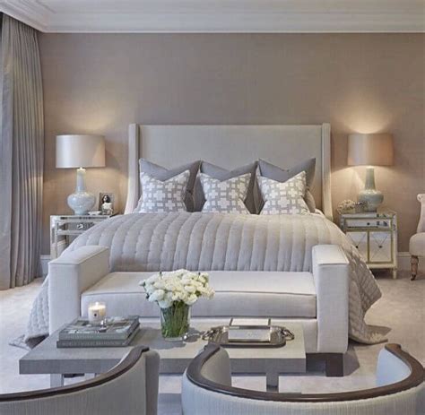 Cozy Bedroom with Warm Beige and Grey Neutrals