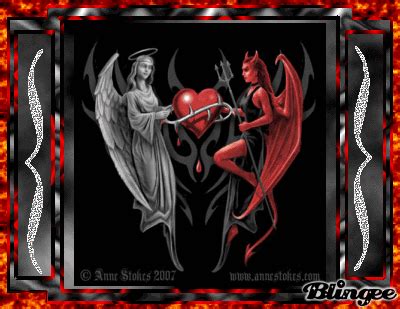 GOOD VS EVIL ANGELS Picture #95767395 | Blingee.com