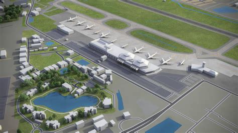 Chiang Mai International Airport - CNX 3D Model by 3dcitymodels