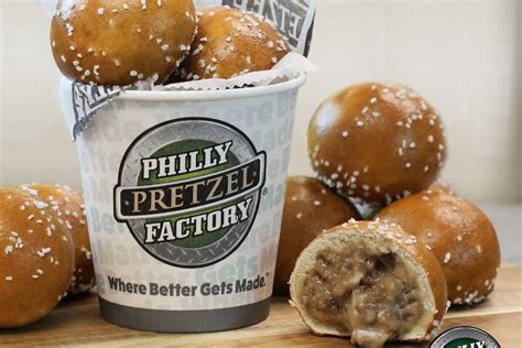 Philly Pretzel Factory unveils new mini cheesesteaks, and a Tangy ...