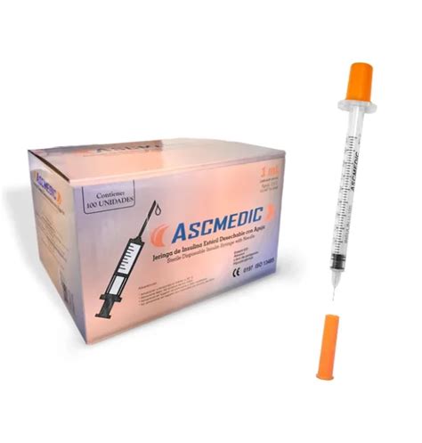 Jeringa de Insulina Ultra Fina 1 ml. | ASCMEDIC