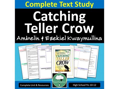 CATCHING TELLER CROW Novel Unit | Teaching Resources