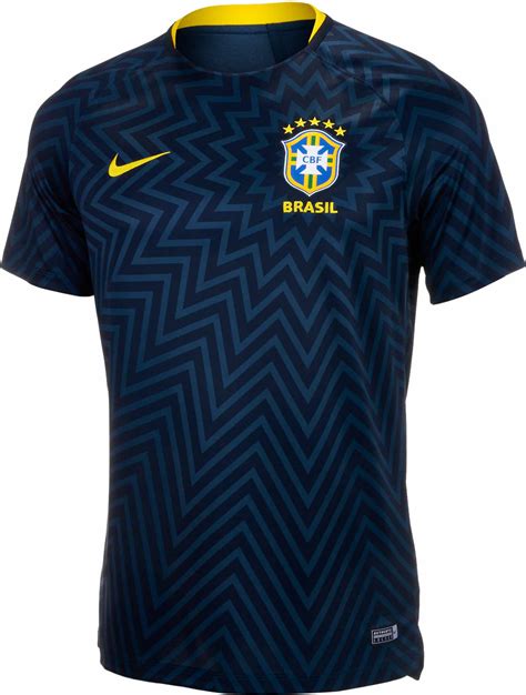 Nike Brazil Pre-Match Jersey 2018-19 - SoccerPro