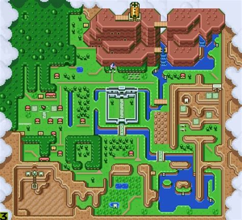 Zelda A Link To The Past Overworld Map