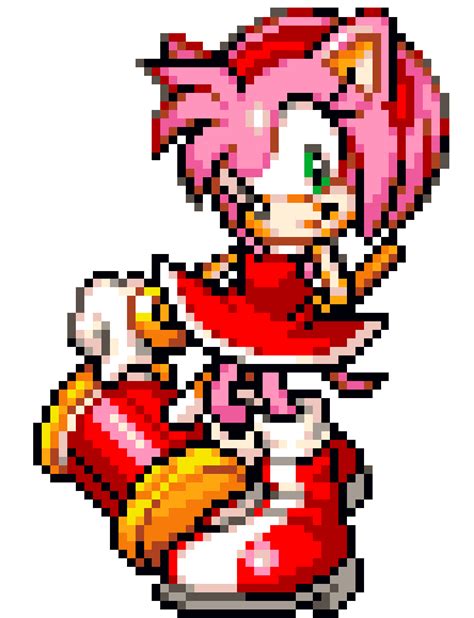 Pixel Amy The Hedgehog