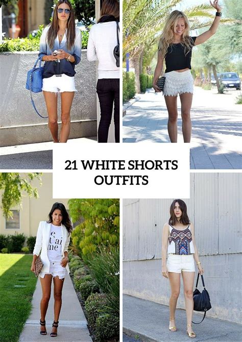 21 Stunning White Shorts Outfits For This Season - Styleoholic | White ...