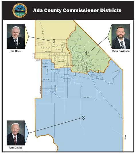 Commissioner District Map - Commissioners of Ada County