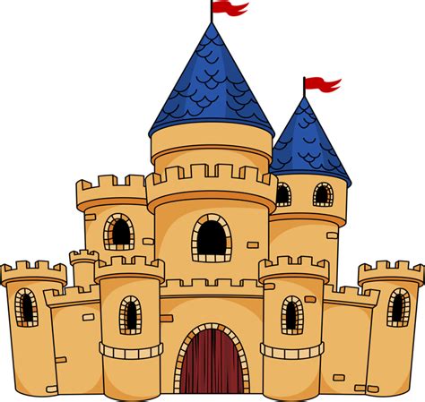 Замки | Castle cartoon, Castle illustration, Castle clipart