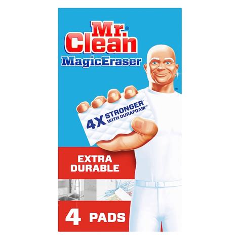 Mr. Clean Magic Eraser Extra Durable Melamine Sponge (4-Pack ...