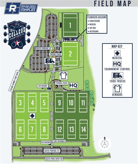 Field Map - College Championships