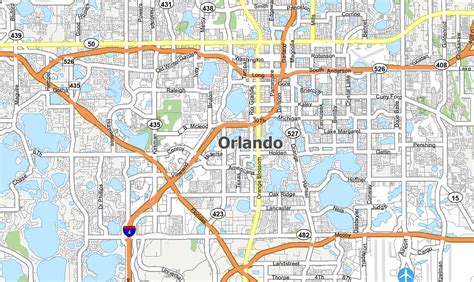 Where Is Orlando On The Map Of Florida - Reyna Charmian