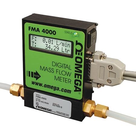 Programmable Mass Flow Meter and Totalizer | Omega Engineering