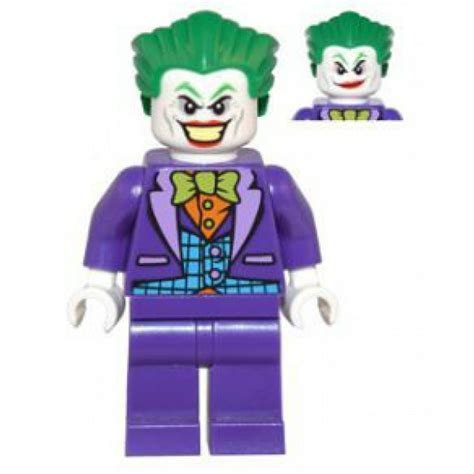 LEGO DC Batman II The Joker Minifigure [Blue Vest, Dual Sided Head] [No ...