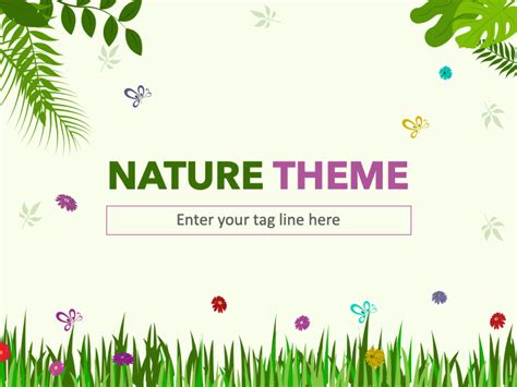 Free - Nature Background Presentation Theme for PowerPoint and Google ...