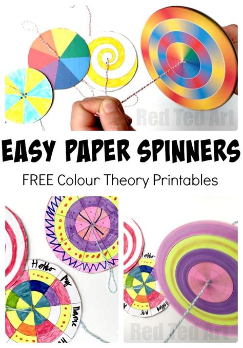 Easy Paper Spinners Tutorial - ever wondered how to make these fun ...