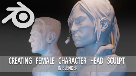 How to Create a Female Character Head Sculpt - BlenderNation