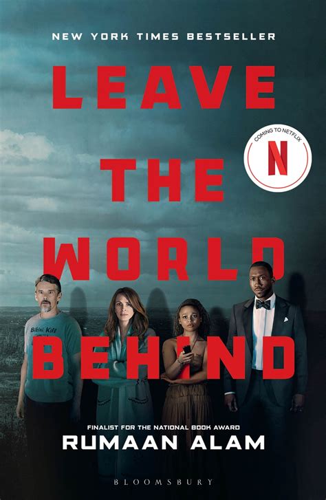 Leave the World Behind movie posters and book cover - Fonts In Use