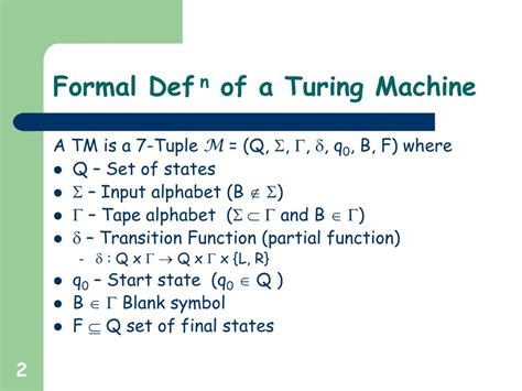 PPT - Turing Machines PowerPoint Presentation, free download - ID:3656651