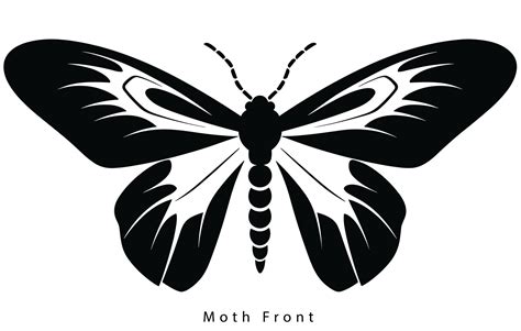 Monarch butterfly silhouette. Vector illustration 35231212 Vector Art ...