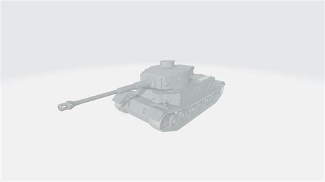 3D model Tank Tiger P 3D model VR / AR / low-poly | CGTrader