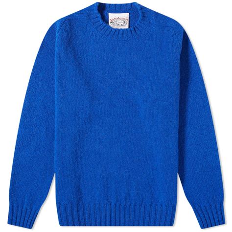 Jamieson's of Shetland Crew Knit Royal | END. (US)