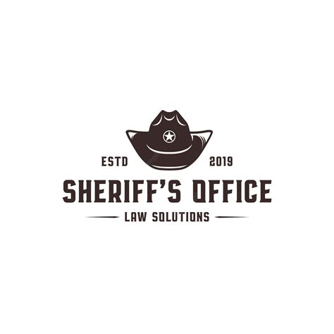 Premium Vector | Sheriff's office logo template