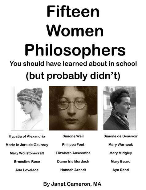 Fifteen Women Philosophers