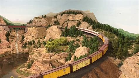 Movie: The Rocky Mountain Lines HO Scale Model Railroad 1/87 Burlington ...