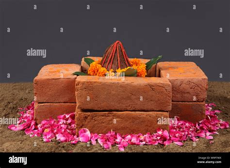 Bhoomi Pujan Stock Photo - Alamy